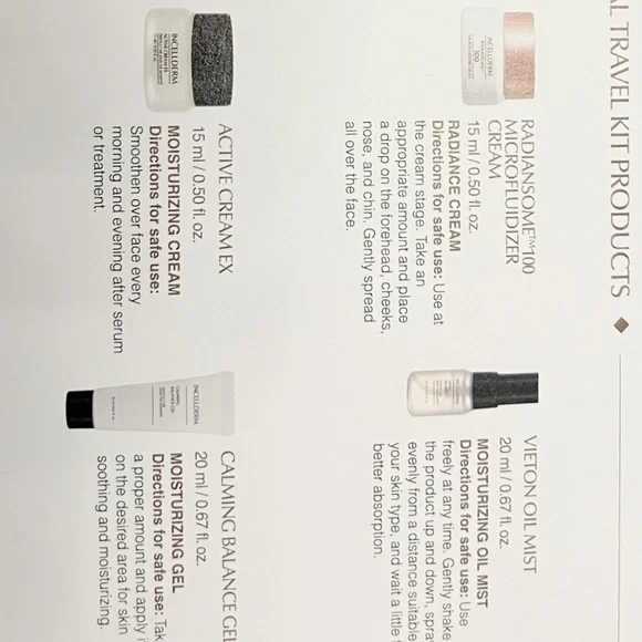Korean Beauty Incellderm Skincare Travel Set - White & Rose Gold - Picture 3 of 6